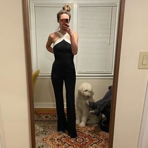FLATTERING black and white jumpsuit